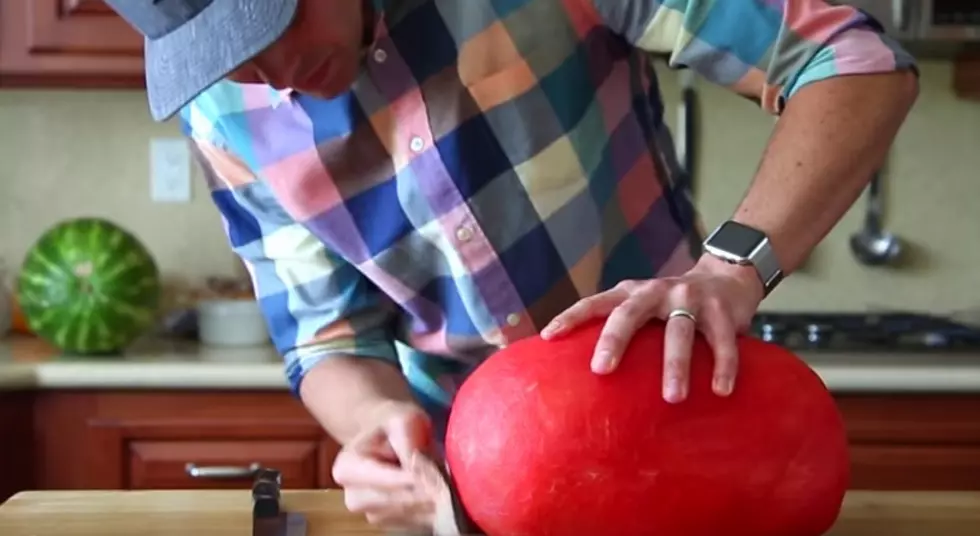 Watermelon Skinning Trick [VIDEO]