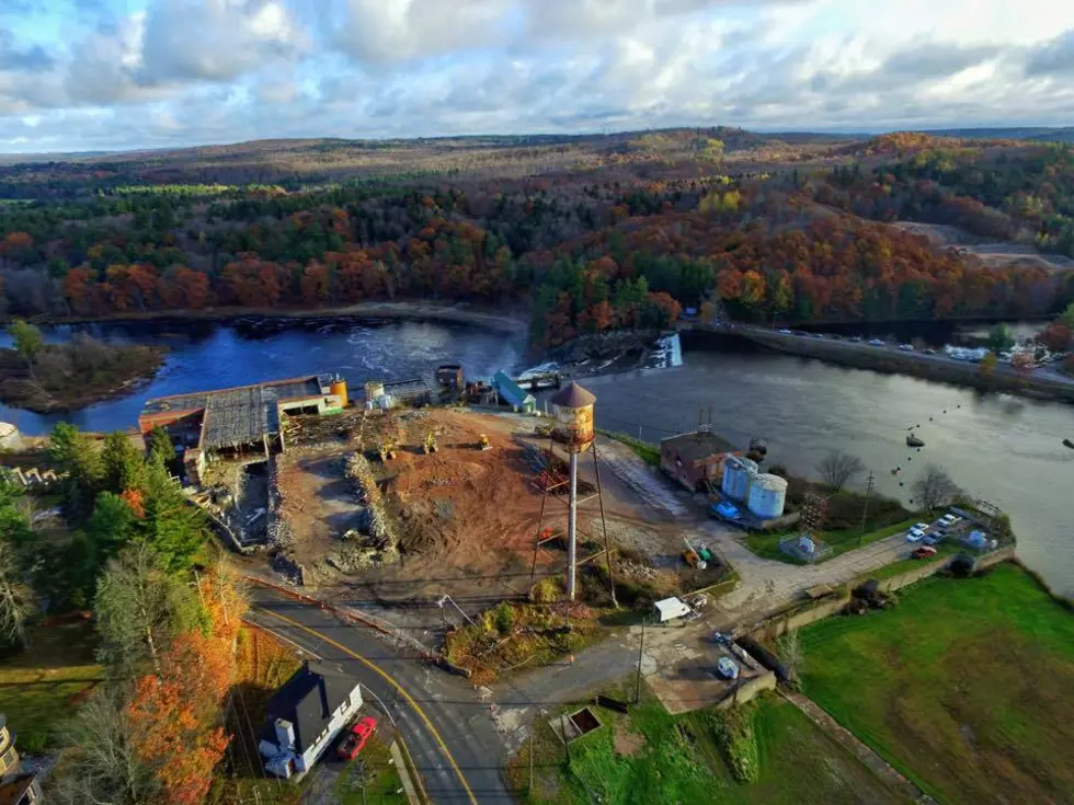 Abandonded Paper Mill Water Tower Demolished in Lyons Falls