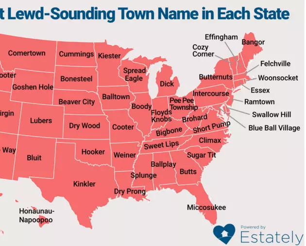 10 &#8216;Kinky Sounding&#8217; Town Names In CNY