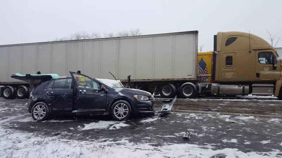 Photos From Thruway Pileup At Exit 39-40 In CNY