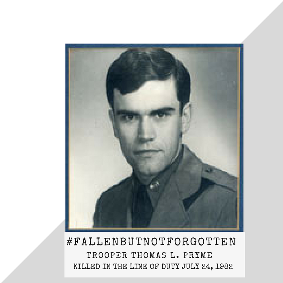 Trooper Thomas L. Pryme Fallen But Not Forgotten