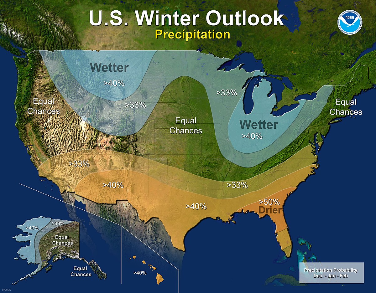 NOAA Releases Winter Weather Outlook