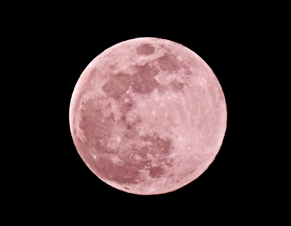 April's Full Super Pink Moon
