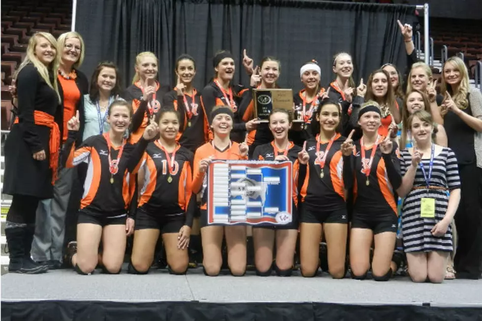 Powell Tops Douglas To Complete Improbable Run To 3A Volleyball State Championship [VIDEO]