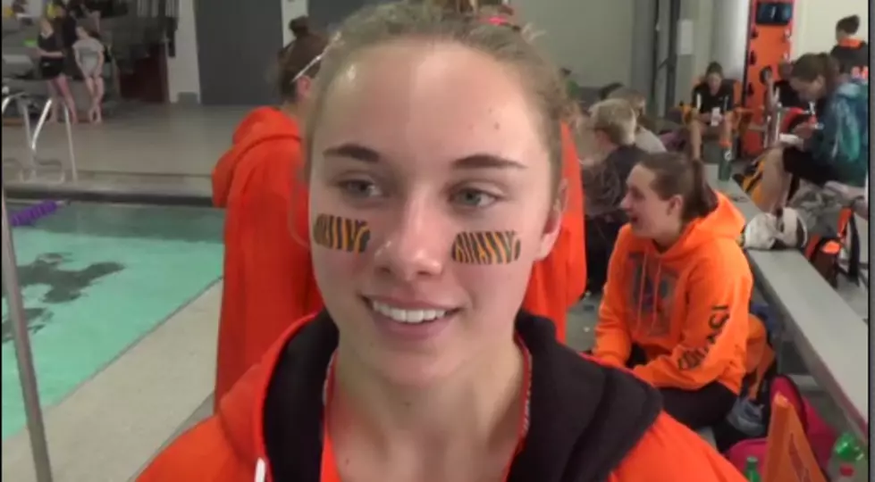 4A Girls State Diving Champion Comments [VIDEO]