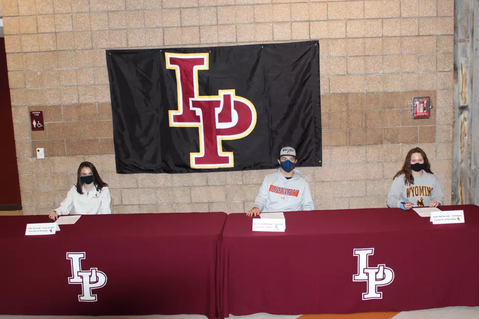 Laramie's Berryhill, Chamberlain, and McPherson Sign for College
