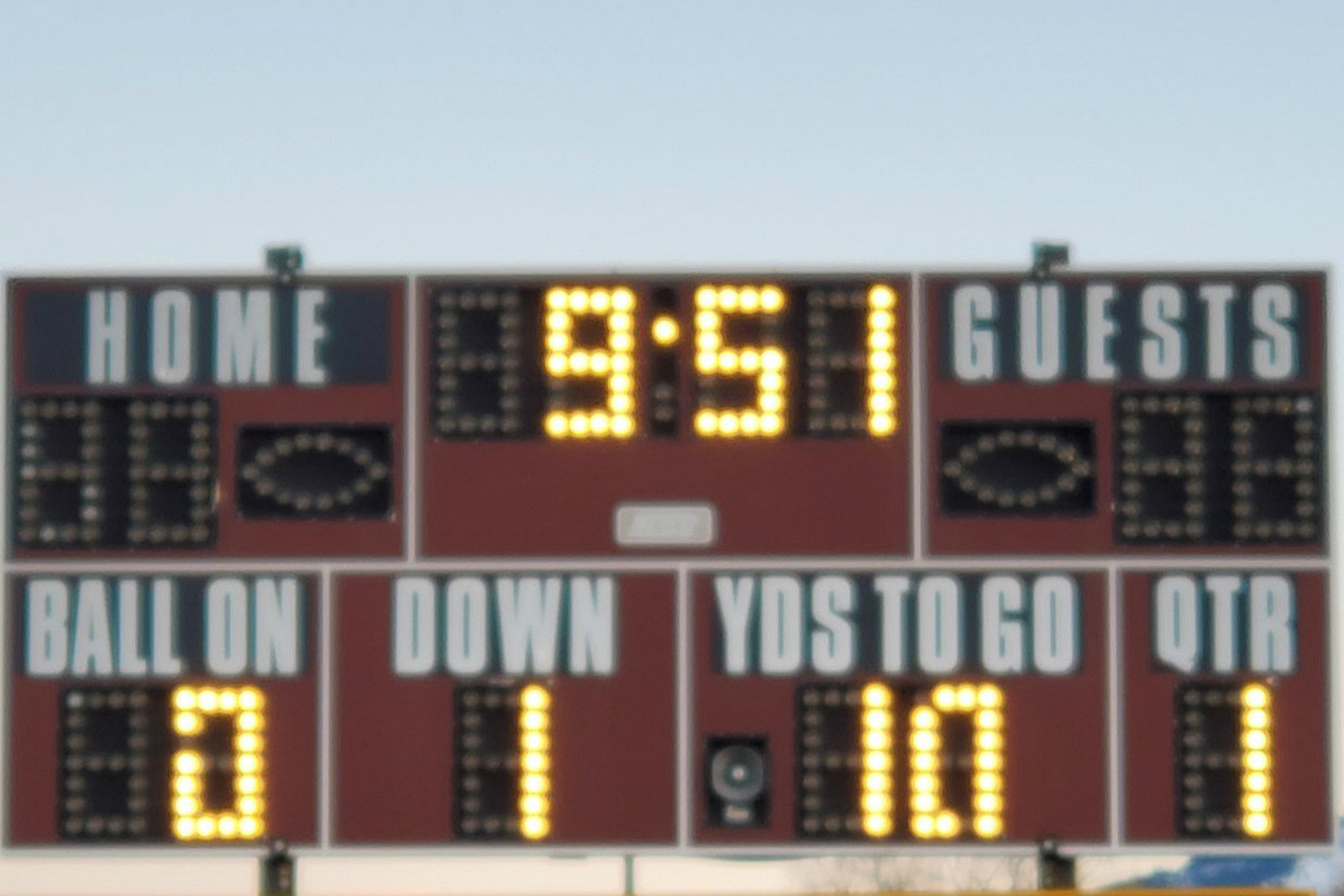 Look: Falcons list Saints as 'visitors' on scoreboard