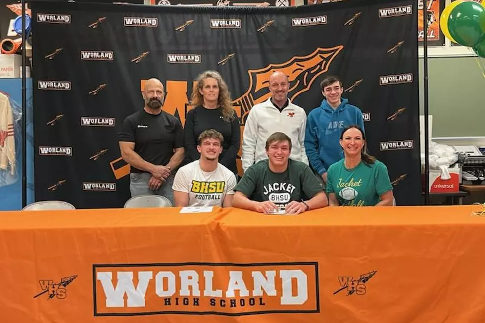 Worland’s Brock Douzenis and Kade Weber Sign for Football at Black Hills State
