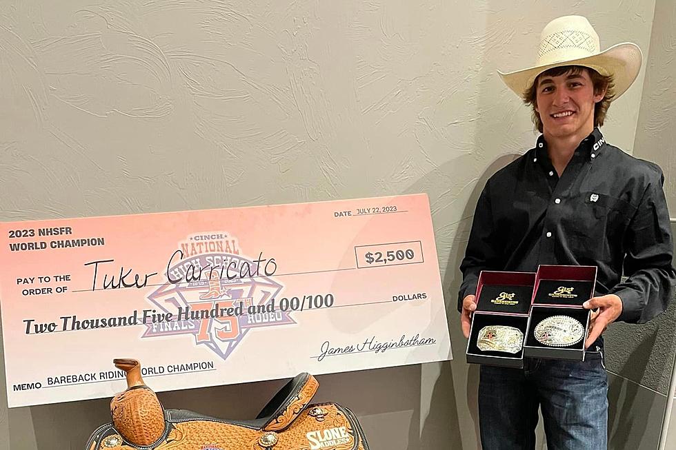 Saratoga&#8217;s Tuker Carricato Wins World Title in Bareback at NHSFR