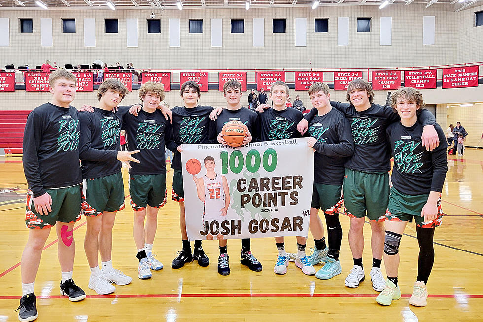 Pinedale's Josh Gosar Gets to 1000 Career Points