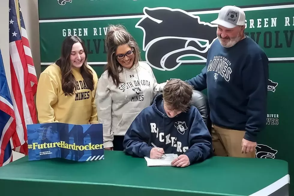 Green River’s Stone Rubeck Signs for Soccer at South Dakota Mines