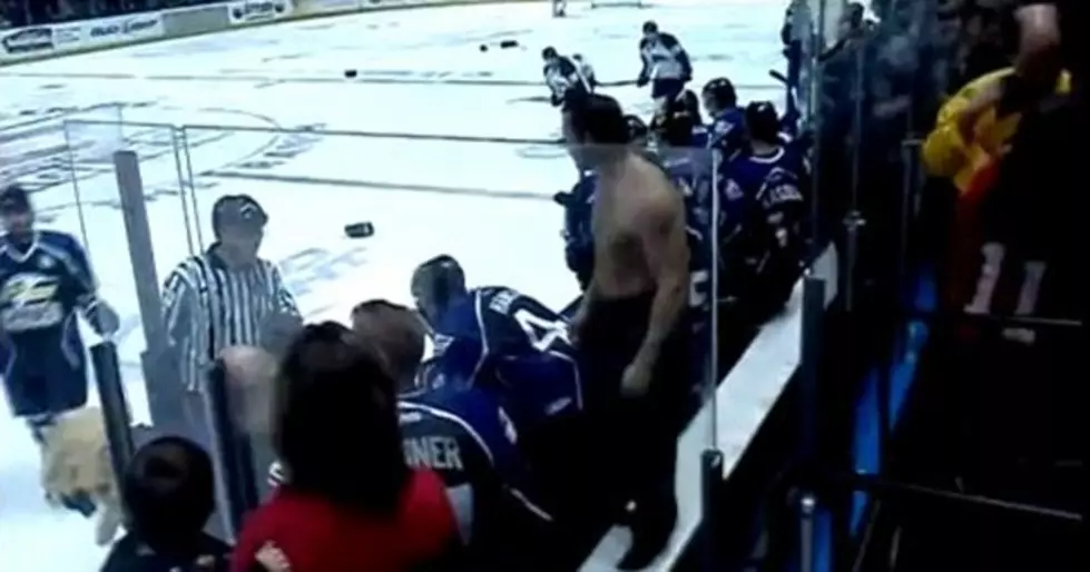 Hockey Coach gets Mad Then Strips [VIDEO]