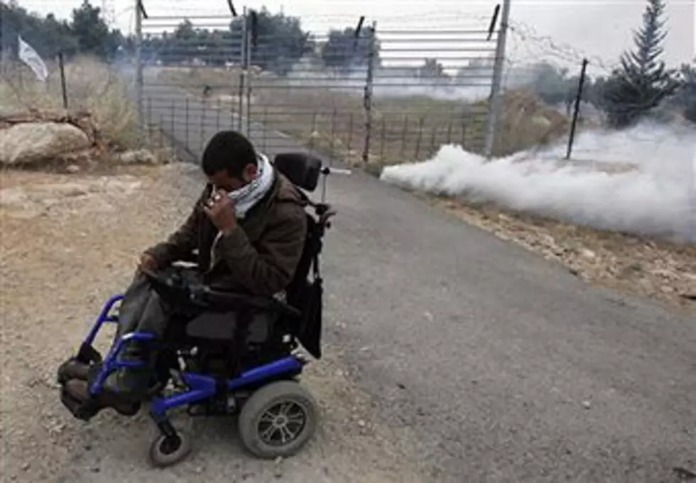 Pot Stuffed Wheelchair Guy Trys to Roll Across The Border~