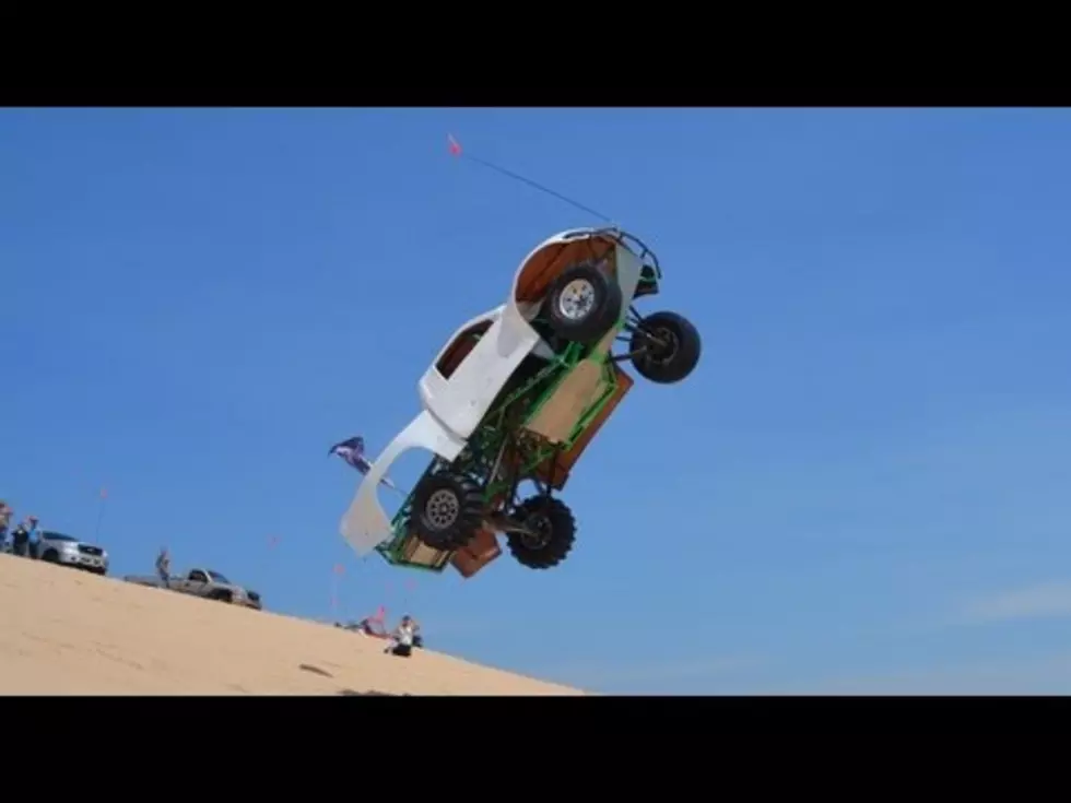 The Biggest Truck Jump Ever…At The Silver Lake Sand Dunes [FBHW]