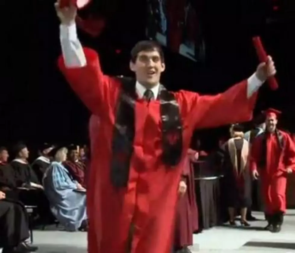 Davenport University Graduate Attempts Back Flip at College Graduation, Fails [Video]