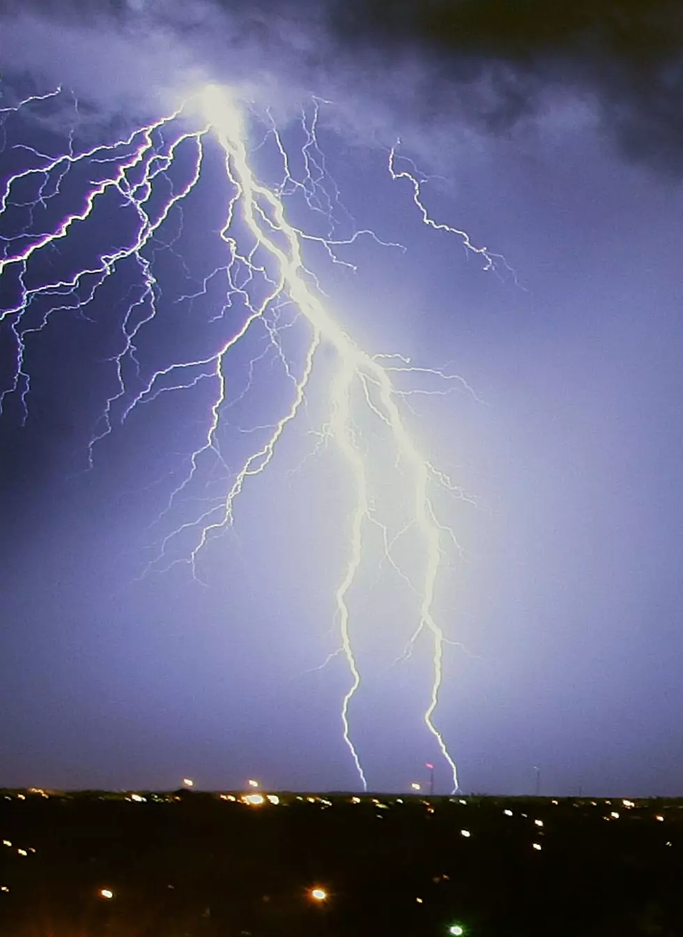 Bolt of Lightning Nearly Strikes Couple Taking Selfie [Video]