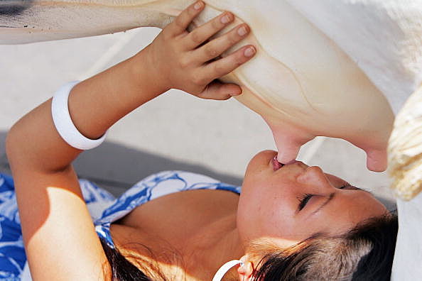 Did This Woman Really Just Squirt Into the Milk Carton?