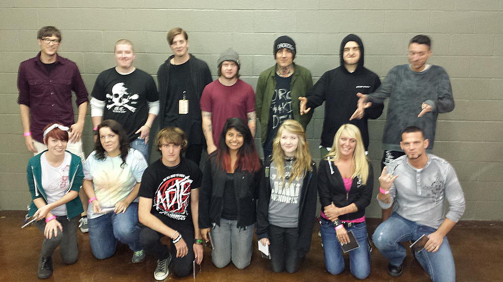 97.9 WGRD Winners Met Bring Me The Horizon, A Day To Remember