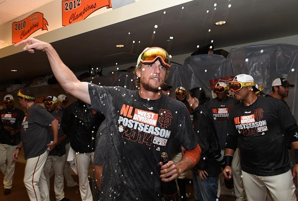 Free Beer &#038; Hot Wings: San Francisco Giants&#8217; Hunter Pence Drops Many F-Bombs On Live TV [Video]