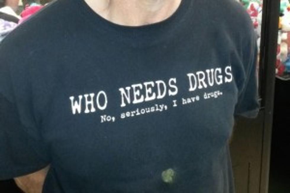 Man Wearing ‘Seriously I Have Drugs’ Shirt Arrested on Drug Charges