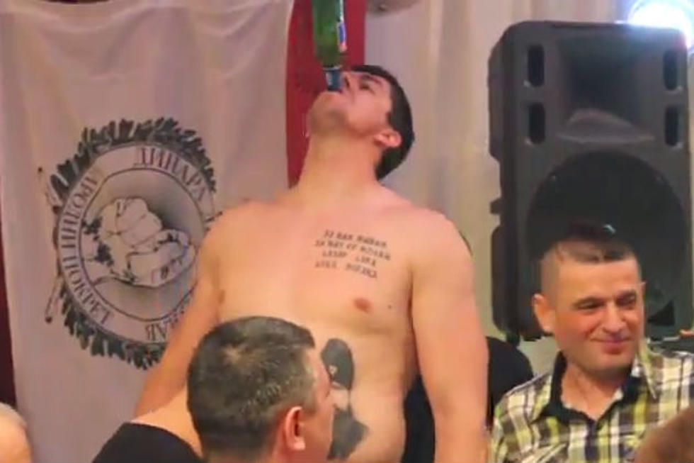 Former Pistons First-Round Pick Darko Milicic Shirtless, Singing, and Slamming Beers [VIDEO]