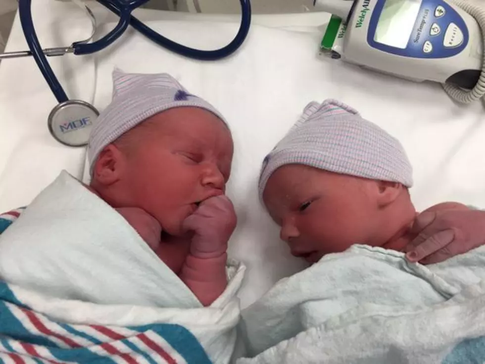 Congrats to Free Beer & Amanda on the Birth of Their Twins! [Photo]