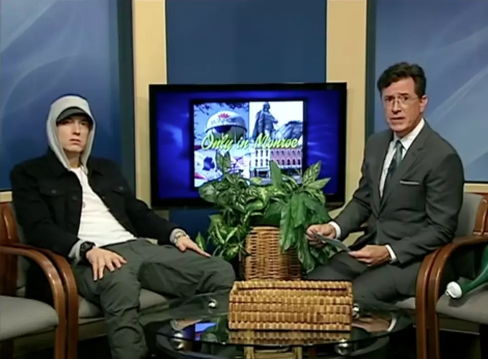 Steven Colbert Hosts Michigan Public Access Show, Eminem Makes Guest Appearance [Video]