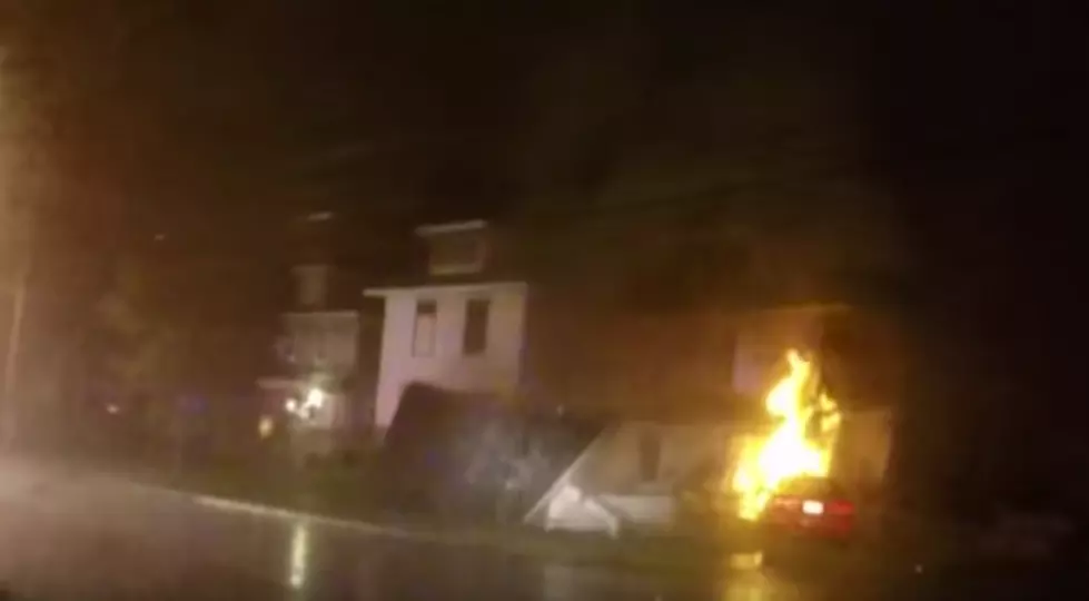House Explodes in Lansing After Car Crashes into Gas Meter [Video]