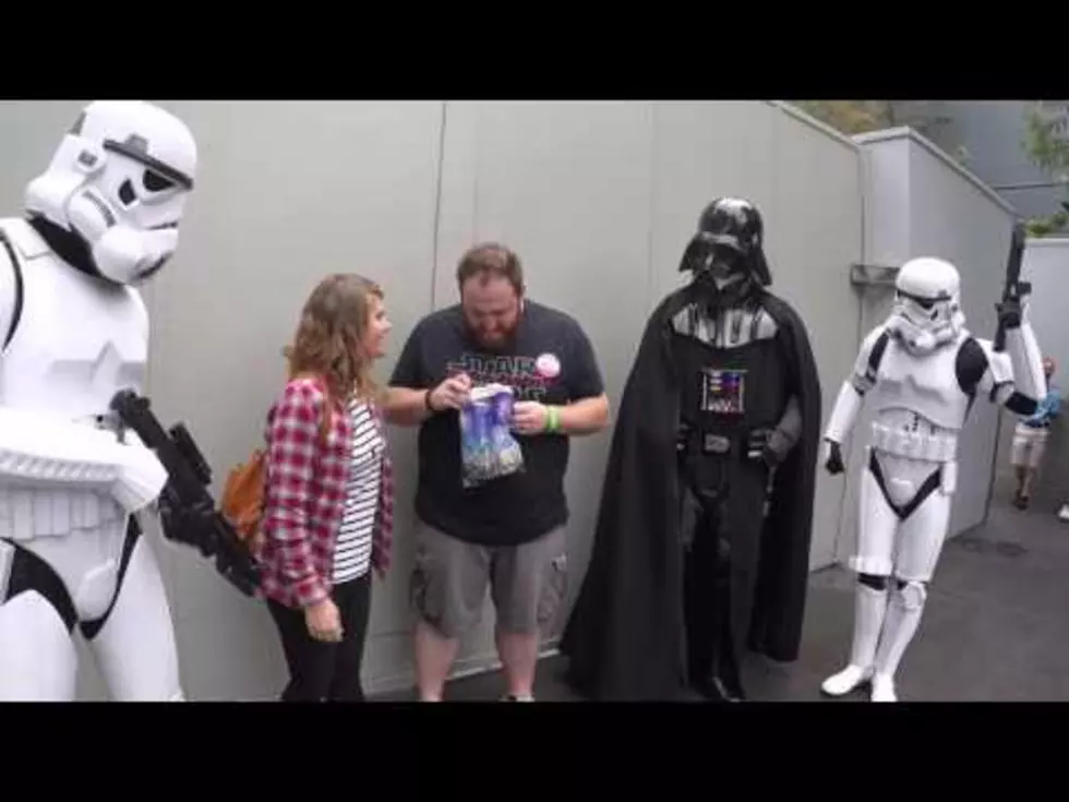 Darth Vader Helps Wife Announce Pregnancy to Husband [Video]