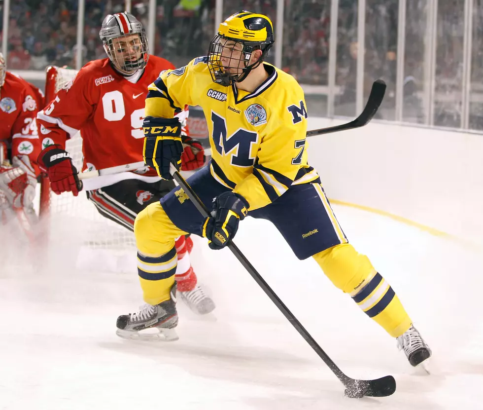 University of Michigan Hockey Player Throws Vicious Sucker Punch at the End of Ohio State Game [Video]