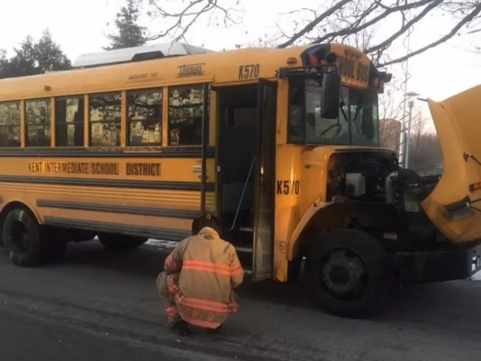 School Bus Falls into Grand Rapids Sinkhole