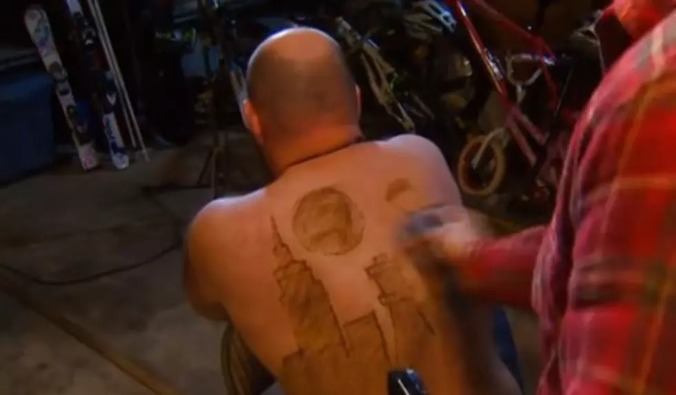 Idaho Man Shaves Designs in His Back Hair for Charity [Video]