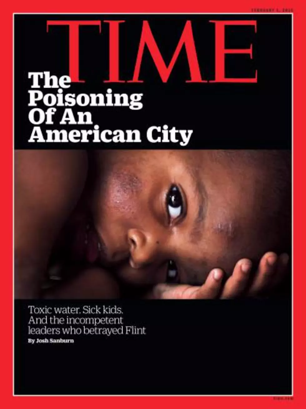 Flint Water Crisis Makes the Cover of TIME Magazine
