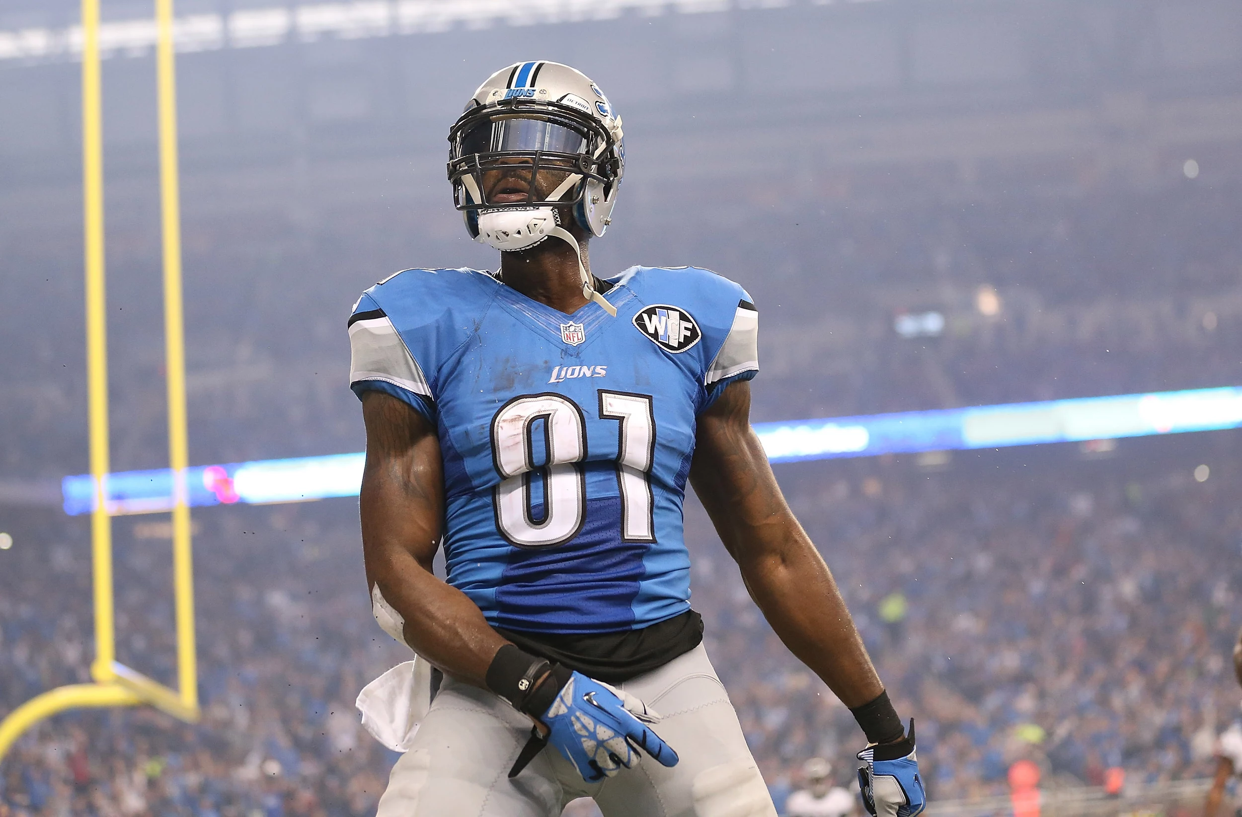 Lions' Calvin Johnson announces retirement from NFL