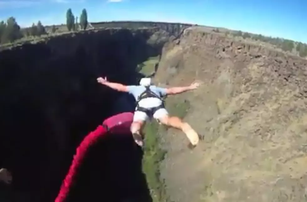 He Bungee Jumped With Cords Attached To His Butt Piercings