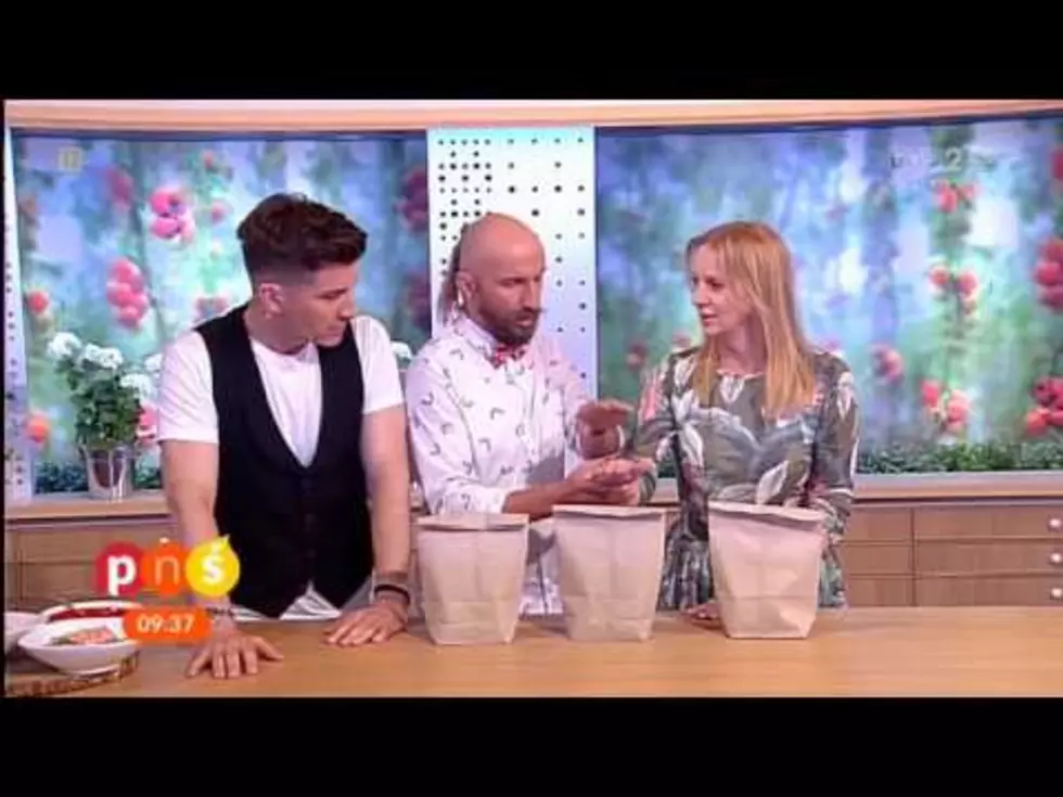 Magician Impales TV Host During Trick [Video]