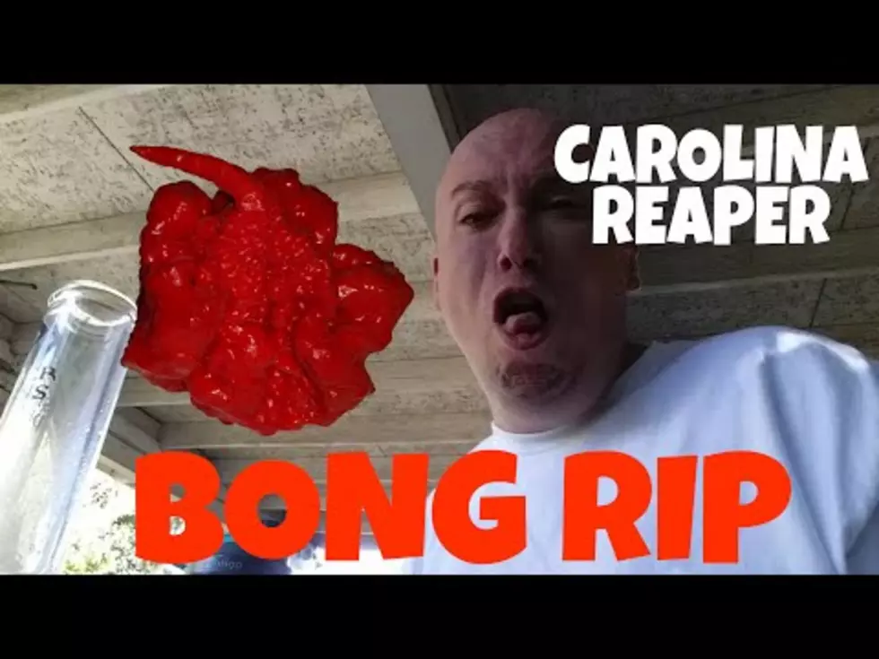 Watch This Man Try to Bong Rip a Carolina Reaper Pepper