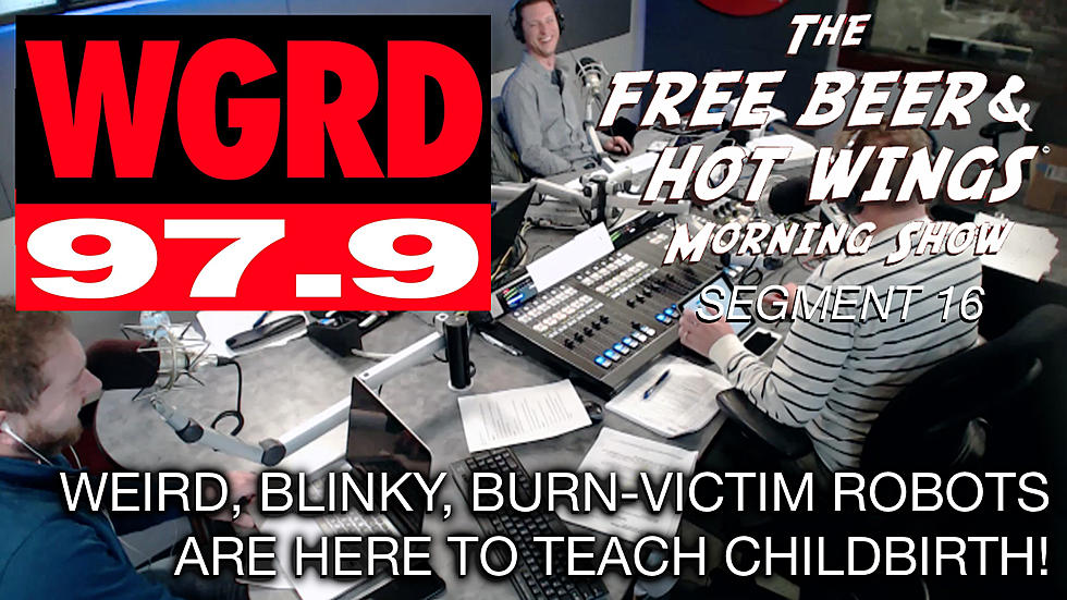 Weird, Blinky, Burn-Victim Robots Teaching Childbirth – FBHW Segment 16