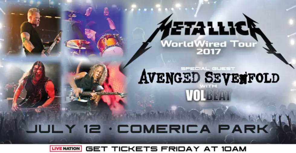 Win Free Tickets to See Metallica, Avenged Sevenfold, and Volbeat in Detroit