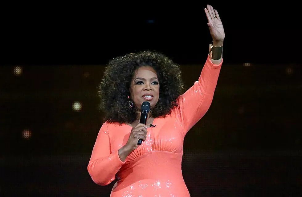 Oprah Takes An Ironic Tumble On Stage During Speech About Life Balance
