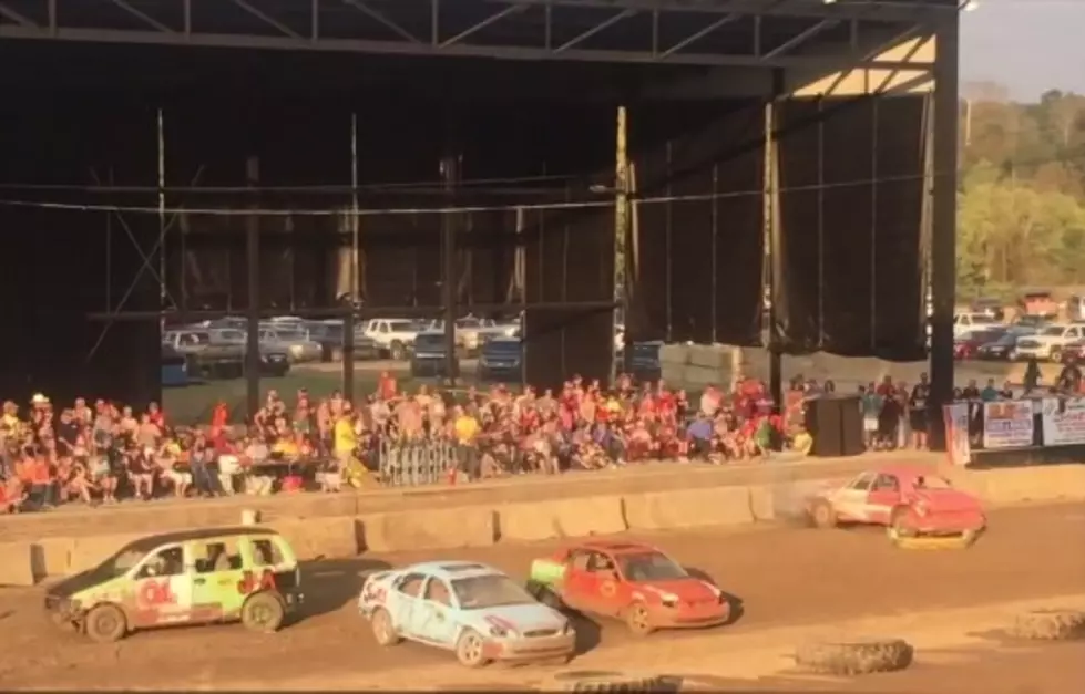 Watch the Guys Do the Demolition Derby at the Allegan County Fair