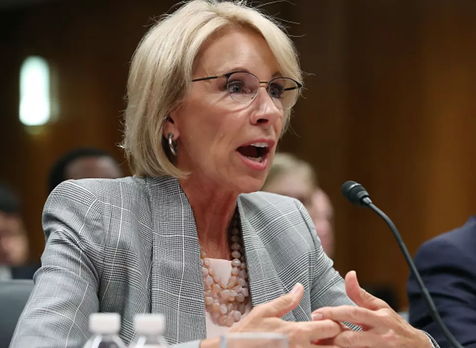 DeVos Says Guns Will Not Be a Part of School Safety Talks