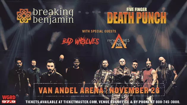 Breaking Benjamin and Five Finger Death Punch Coming to Grand Rapids