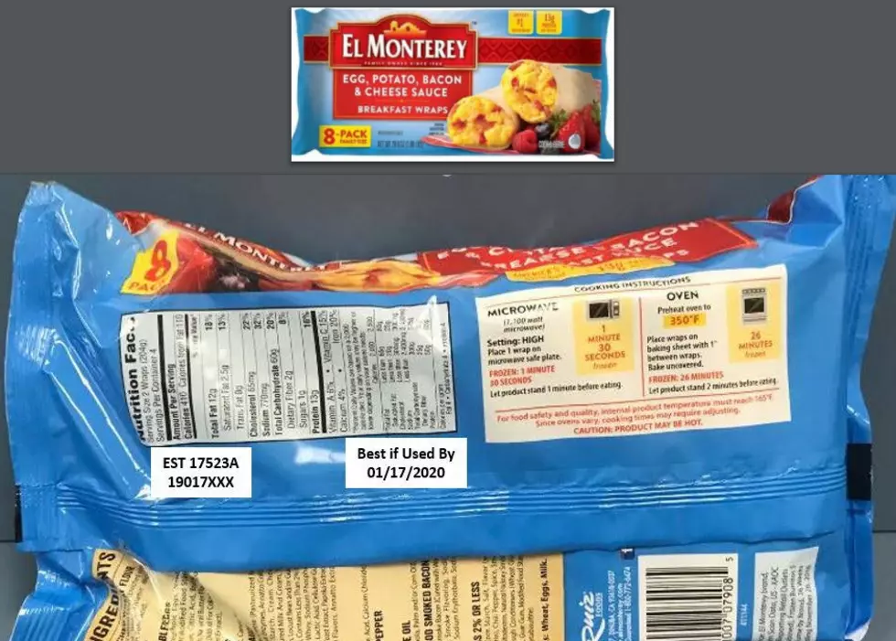 Over 200K Pounds of Breakfast Wraps Recalled for Possible Rocks