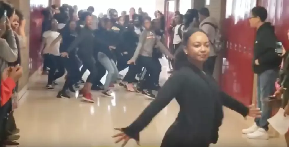 MI Teacher Goes Viral Leading Students in ‘Thriller’ Dance Through School
