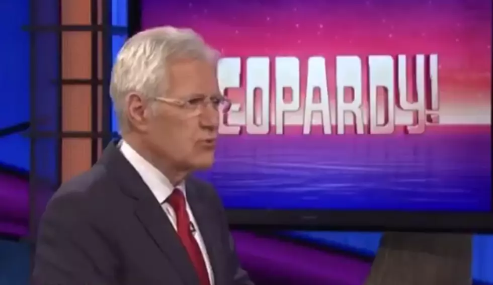 Alex Trebek Slam Dunks On Nerdy Contestant During Jeopardy