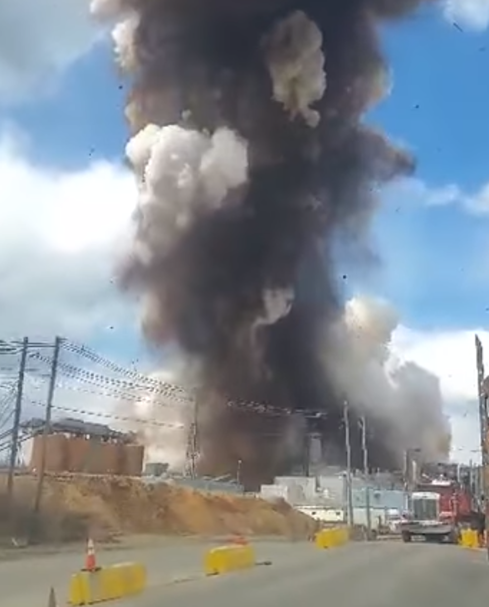 This Video Gets Up Close And Personal With Paper Mill Explosion