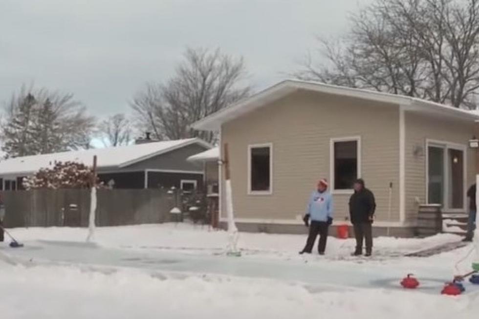To Celebrate Winter Olympics Spring Lake Man Builds Backyard Curling Rink
