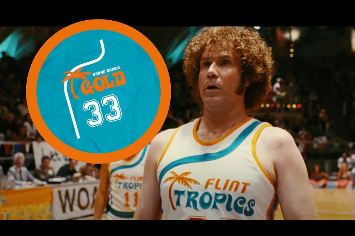Will Ferrell Flint Tropics 33 Jackie Moon Teal Basketball Jersey Semi Pro