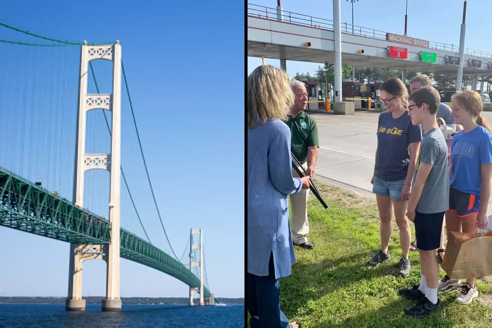 Family From Tawas Is The 200 Millionth to Cross Mackinac Bridge